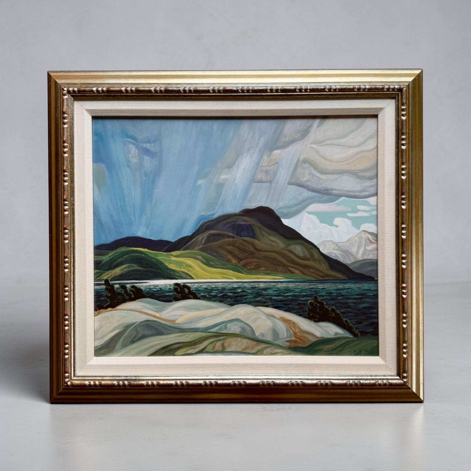 1970s Framed Reproduction of "Summer Storm" by Franklin Carmichael (1890 - 1945) - 7