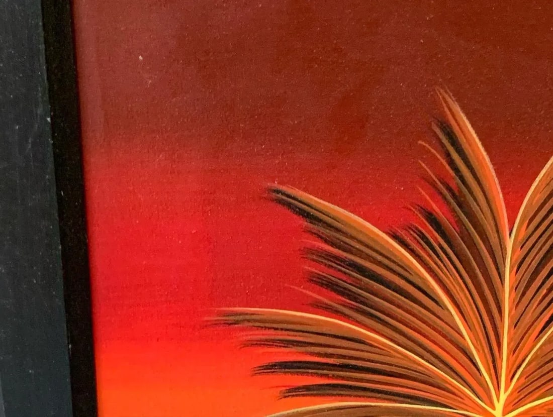 Vintage Tropical Landscape Painting - 3