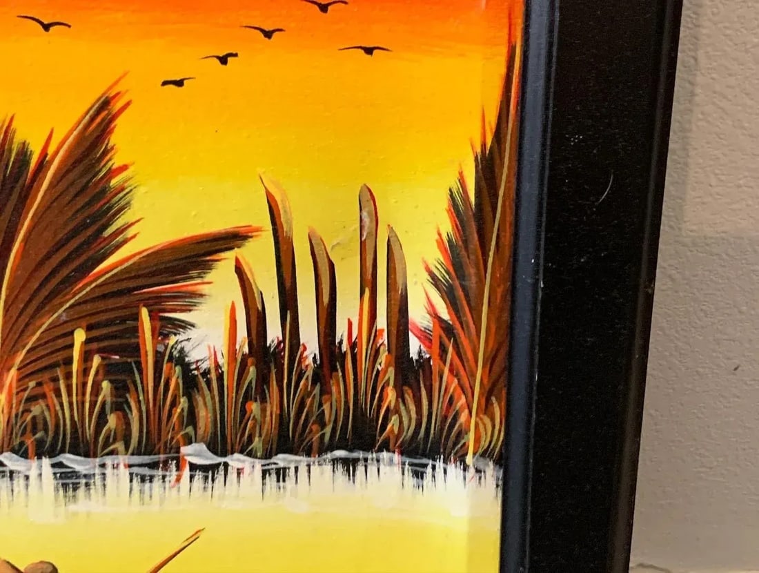 Vintage Tropical Landscape Painting - 9