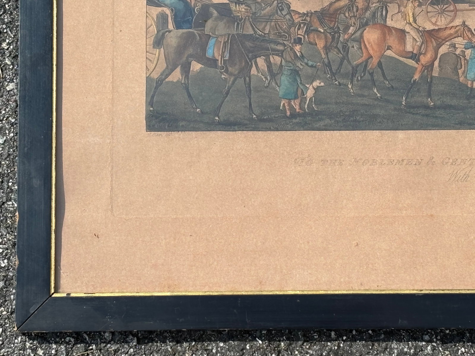 Epson Races - Henry Aiken - 19th C. English Equestrian Sporting Print in Original Frame - 7