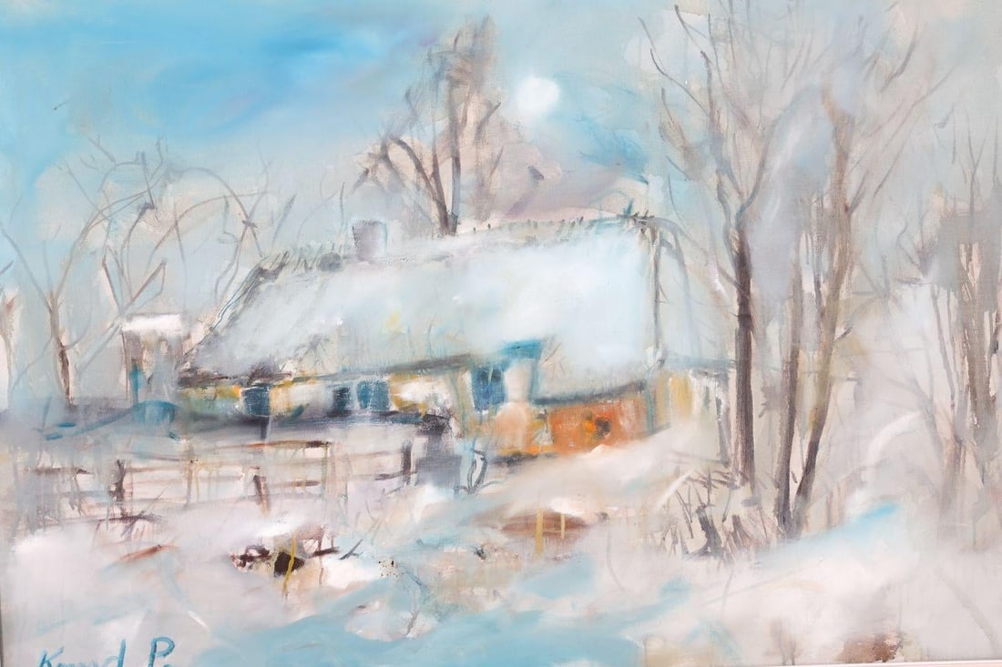 Mid 20th Century Danish Artist Knud Pedersen Landscape - 2