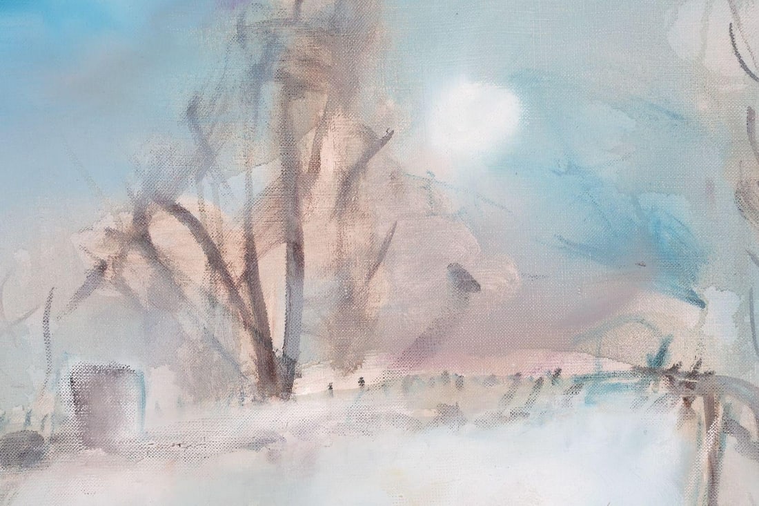 Mid 20th Century Danish Artist Knud Pedersen Landscape - 3
