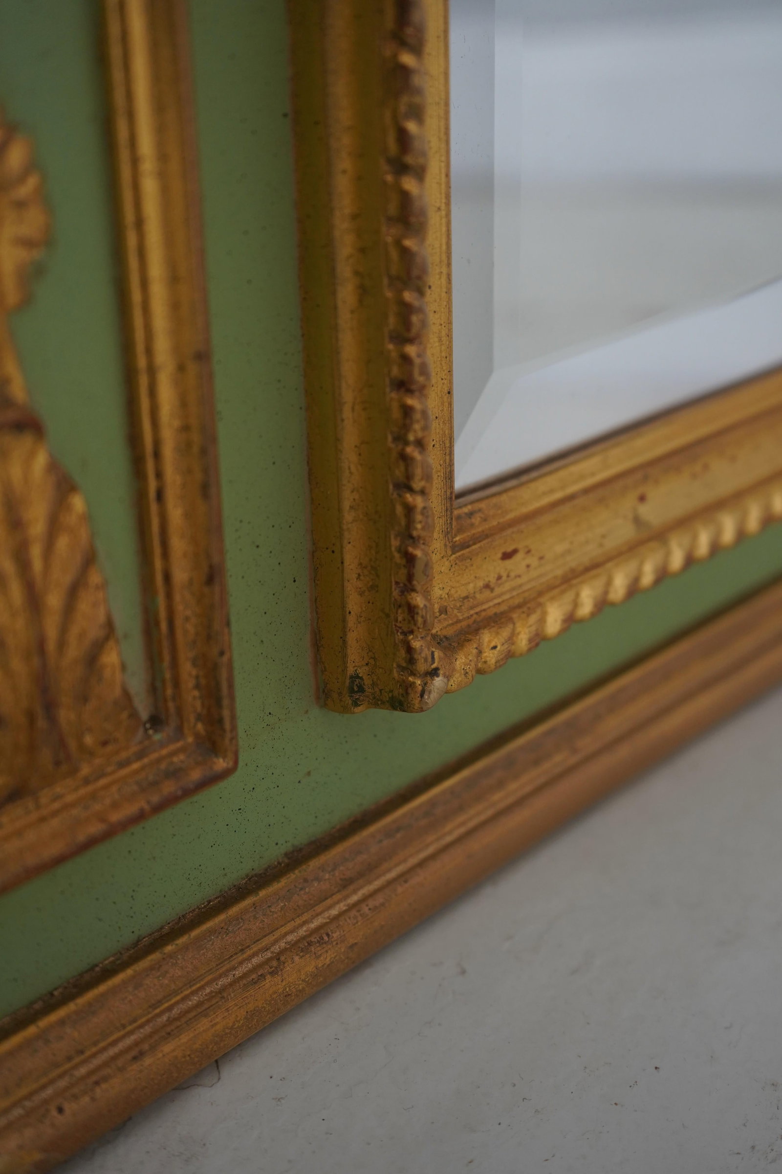 Carvers' Guild Marie Antoinette French Style Trumeau Mirror - 10