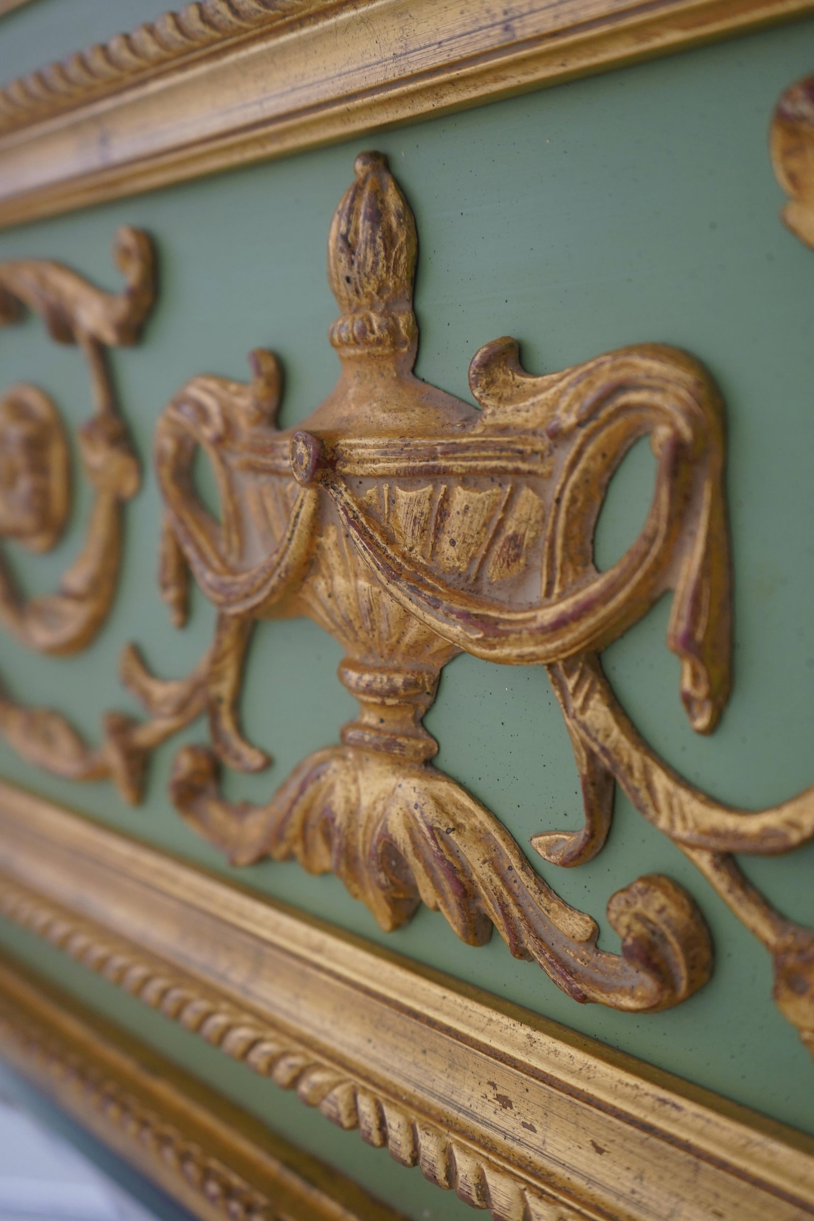 Carvers' Guild Marie Antoinette French Style Trumeau Mirror - 5