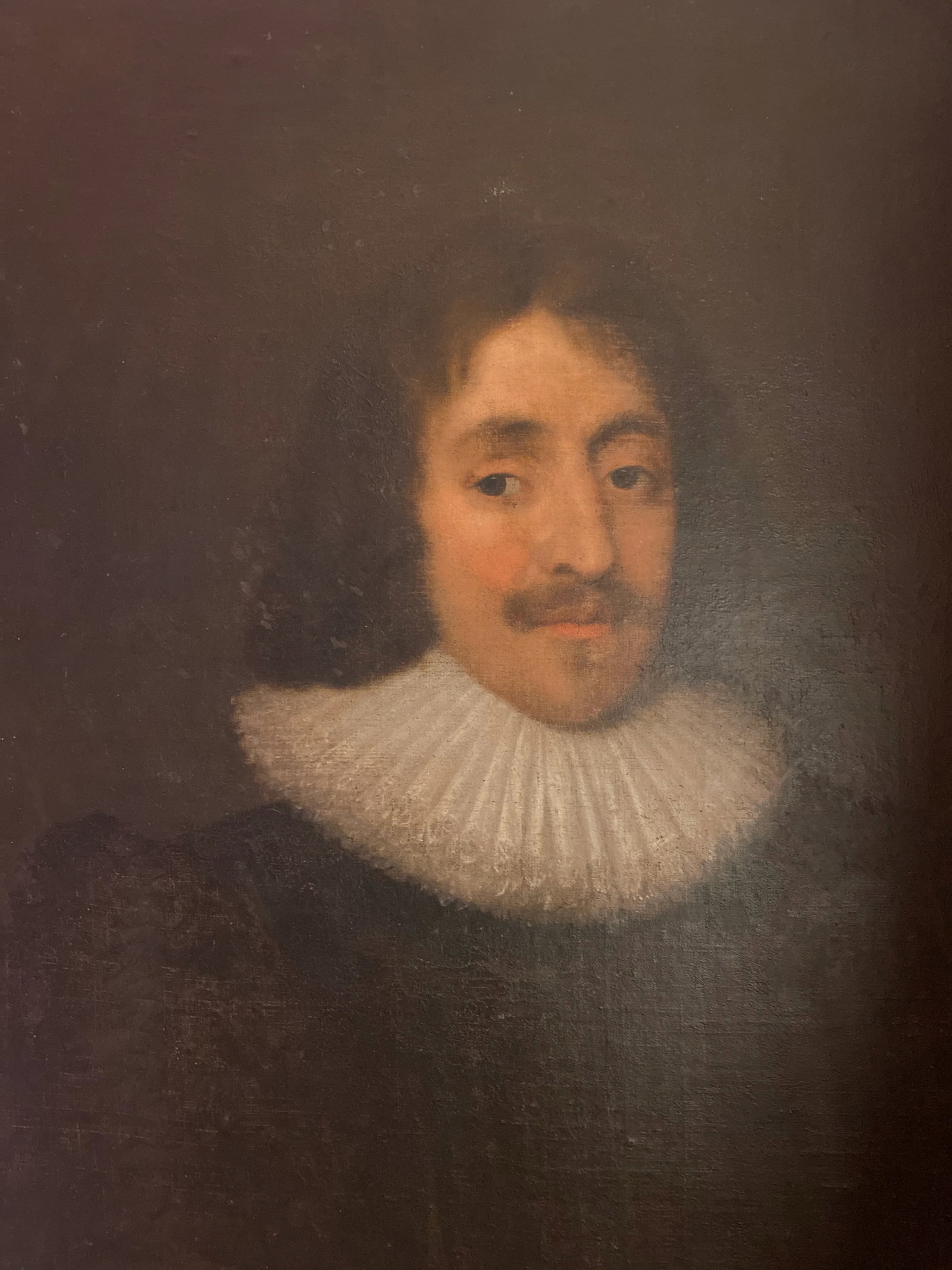 17th Century Portrait Painting of a Man Attributed to an Artist In the Circle of Cornelius Johnson, - 2