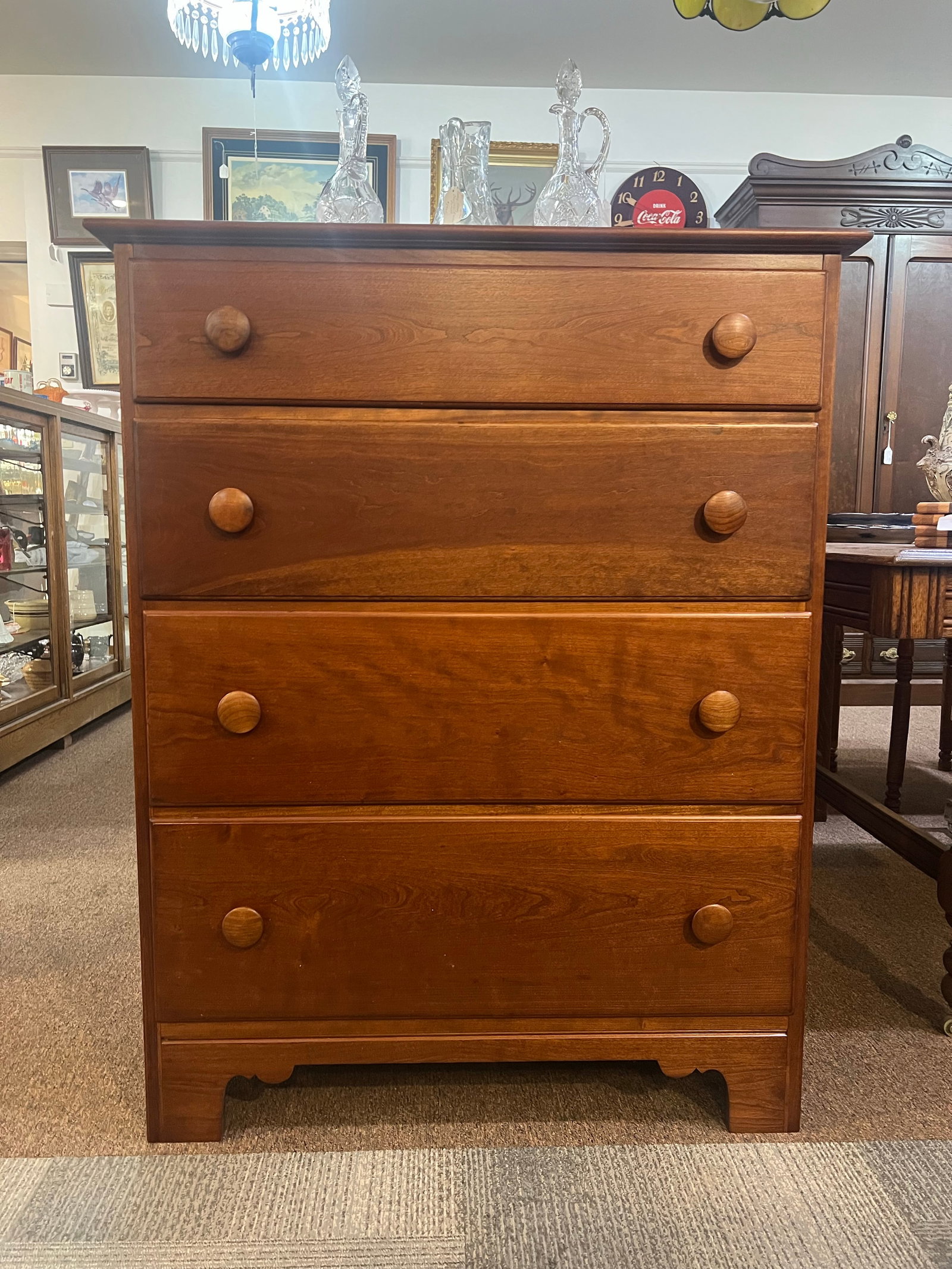 L. G. Stickley Solid Cherry Chest of Drawers Dresser - 2