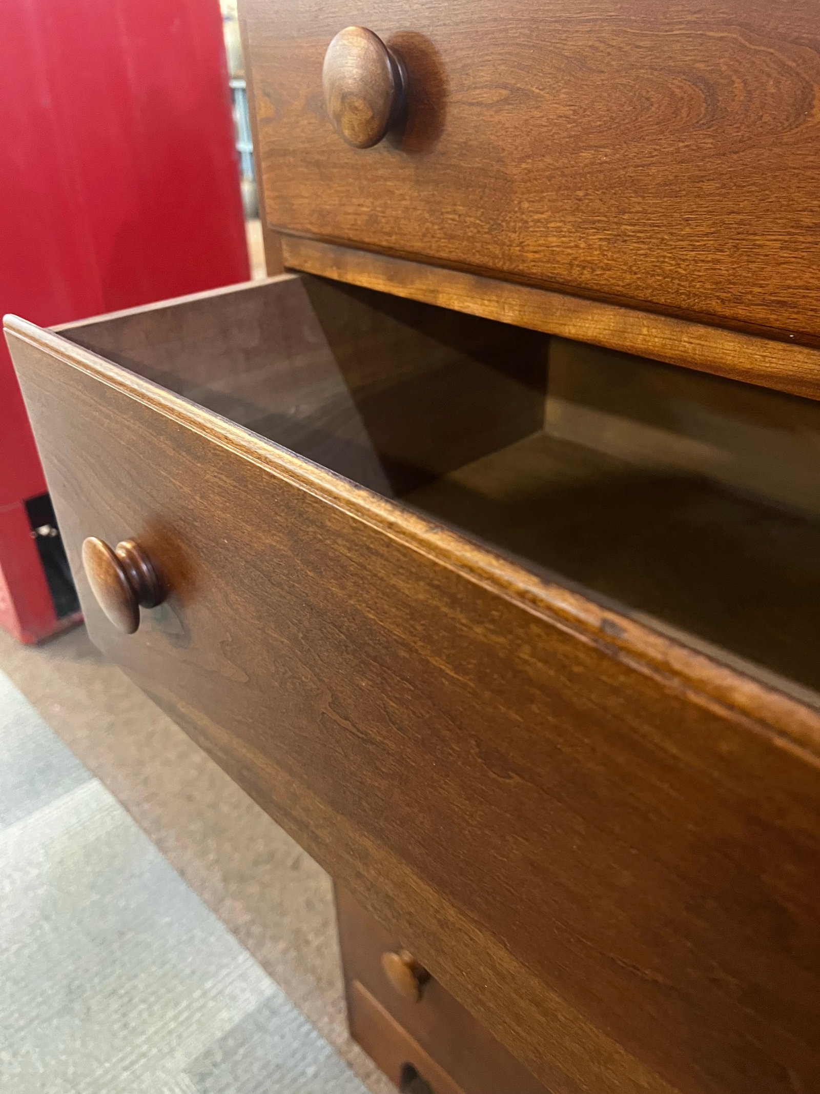 L. G. Stickley Solid Cherry Chest of Drawers Dresser - 5