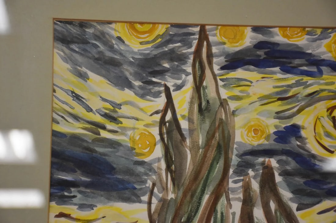 Starry Night Water Color Painting - 3