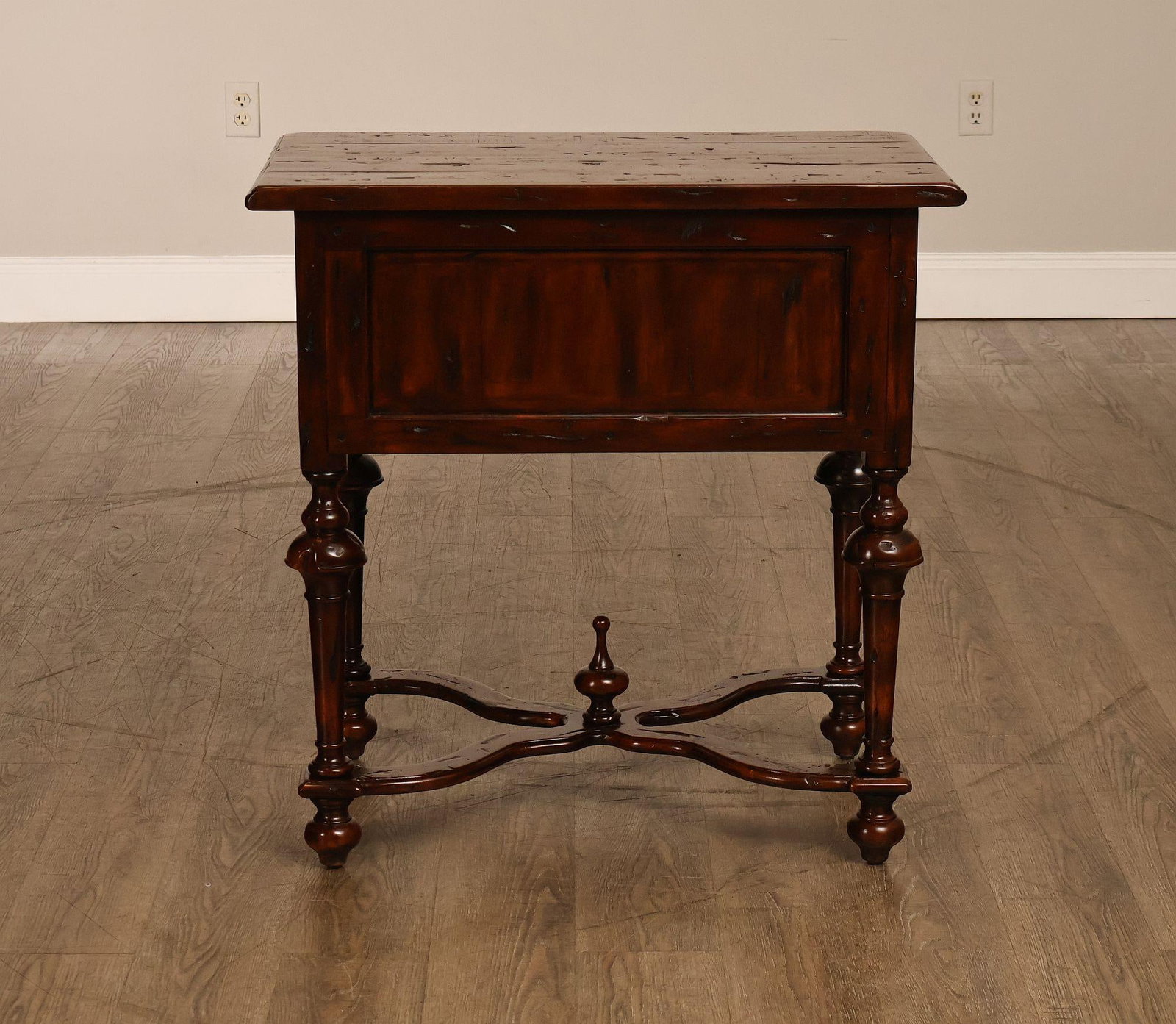 Theodore Alexander Castle Bromwich Antiqued Wood Lowboy End Table - 15