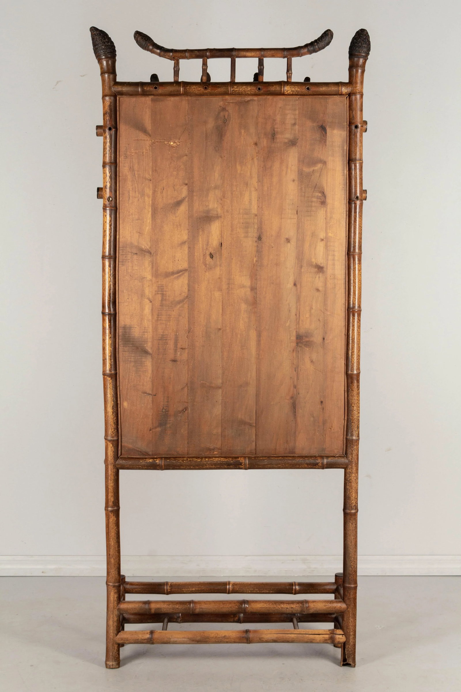 19th Century French Bamboo Hall Tree or Coat Rack - 2