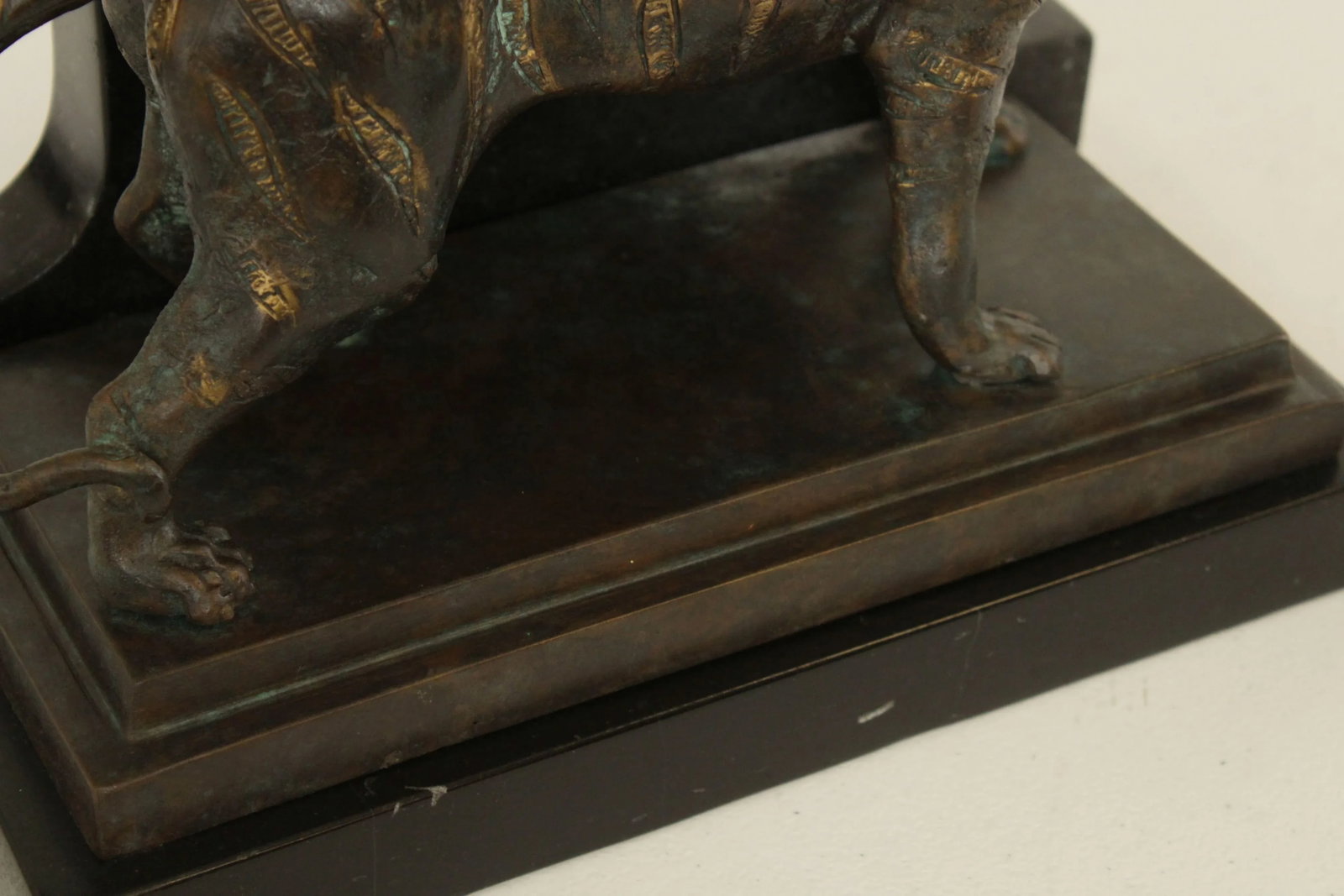Maitland Smith Bronze Tiger Bookend - 10