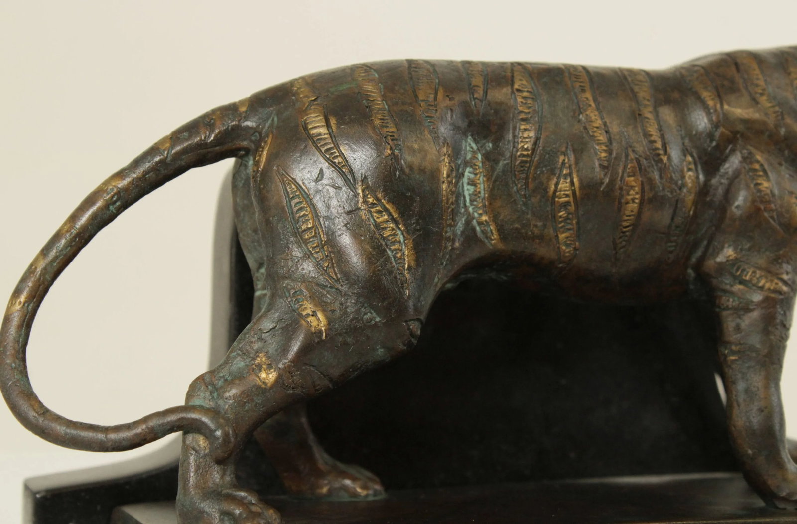 Maitland Smith Bronze Tiger Bookend - 11