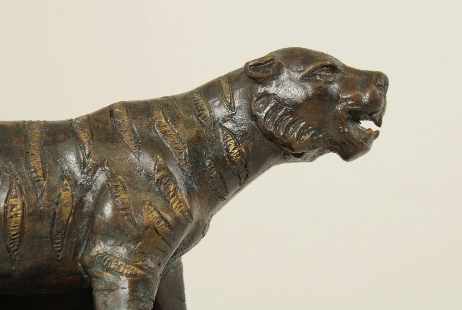 Maitland Smith Bronze Tiger Bookend - 12