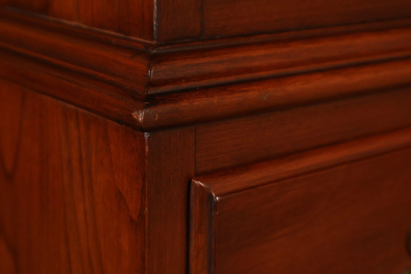 Henkel Harris Chippendale Style Cherry Tall Chest - 5