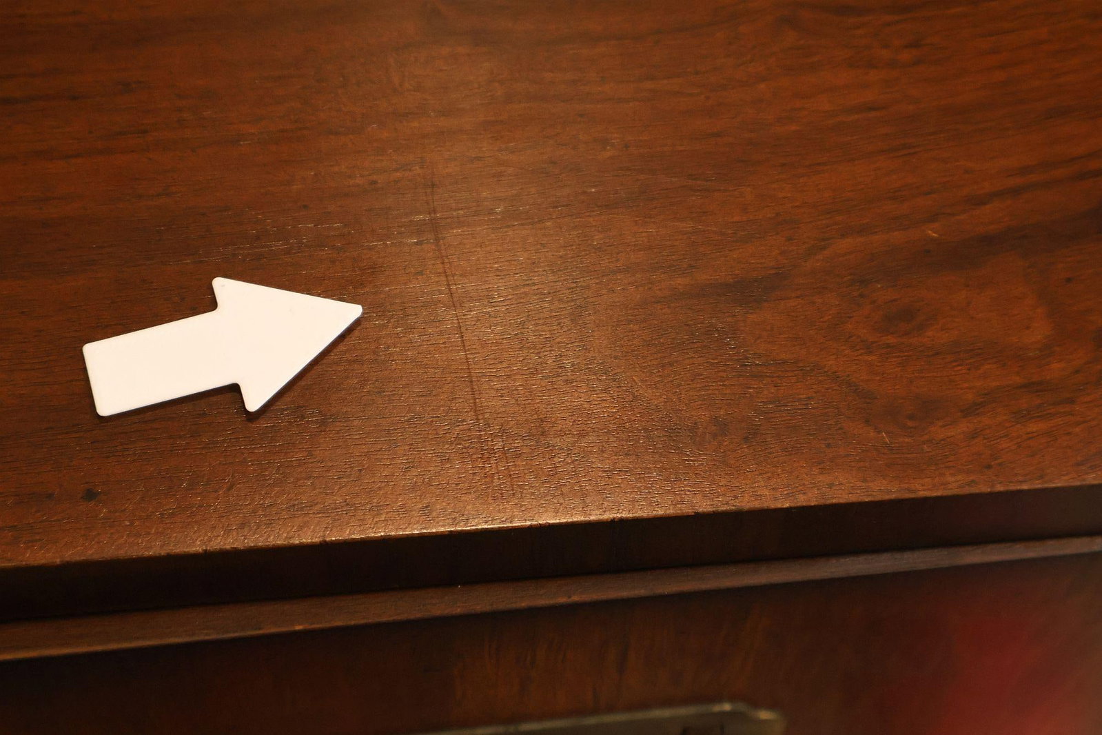 Lane Campaign Style Walnut Chest Of Drawers - 7