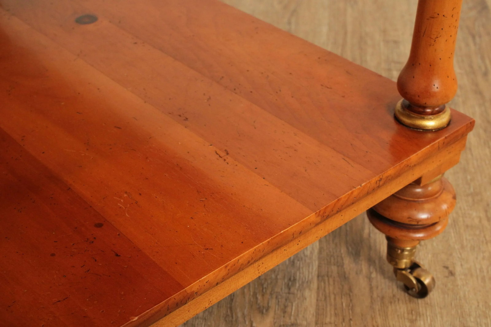 1990s Baker Historic Charleston Reproductions Pine Coffee Table - 10