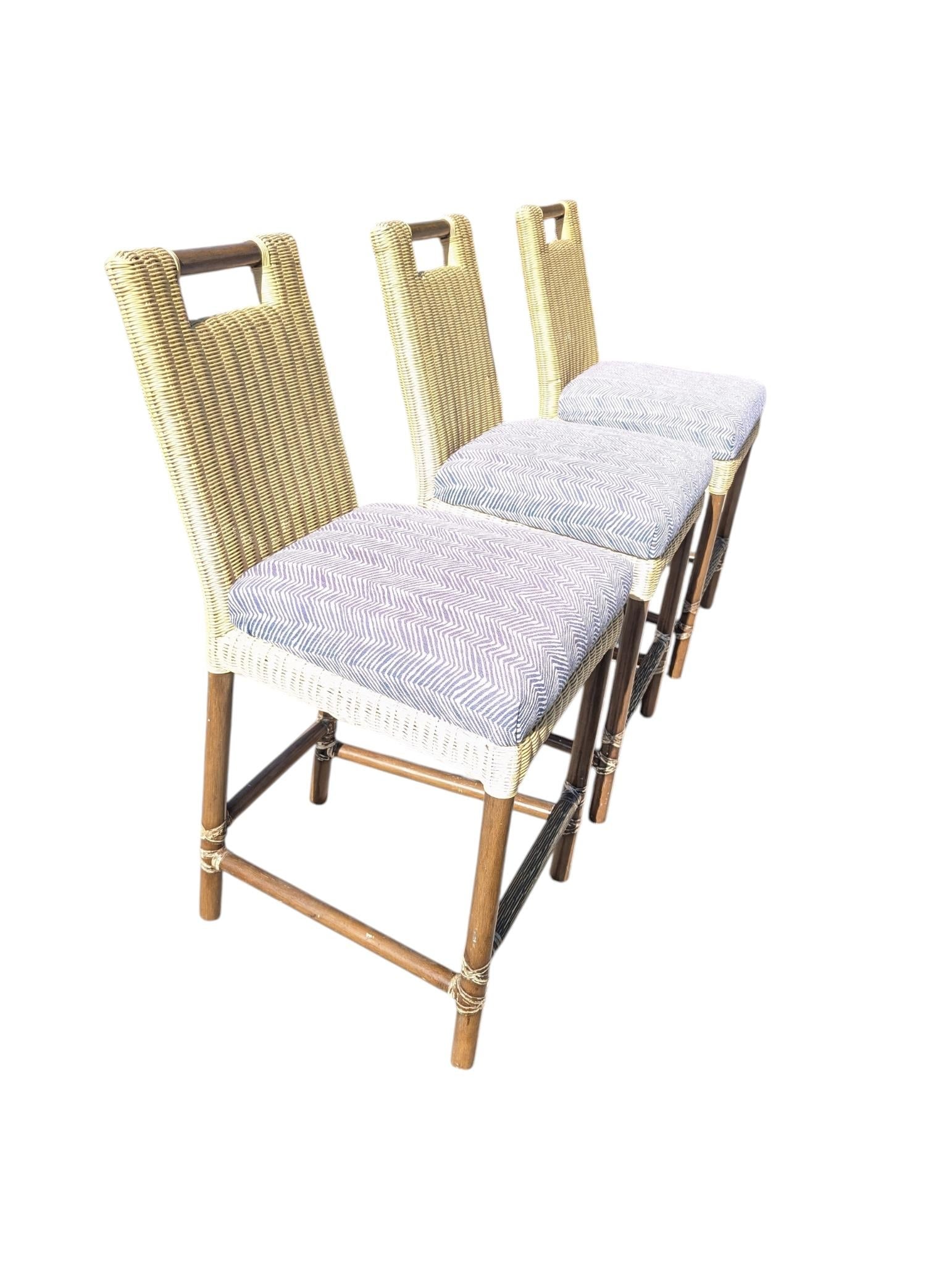 Three McGuire Furniture Thomas Pheasant Counter Stools - 2