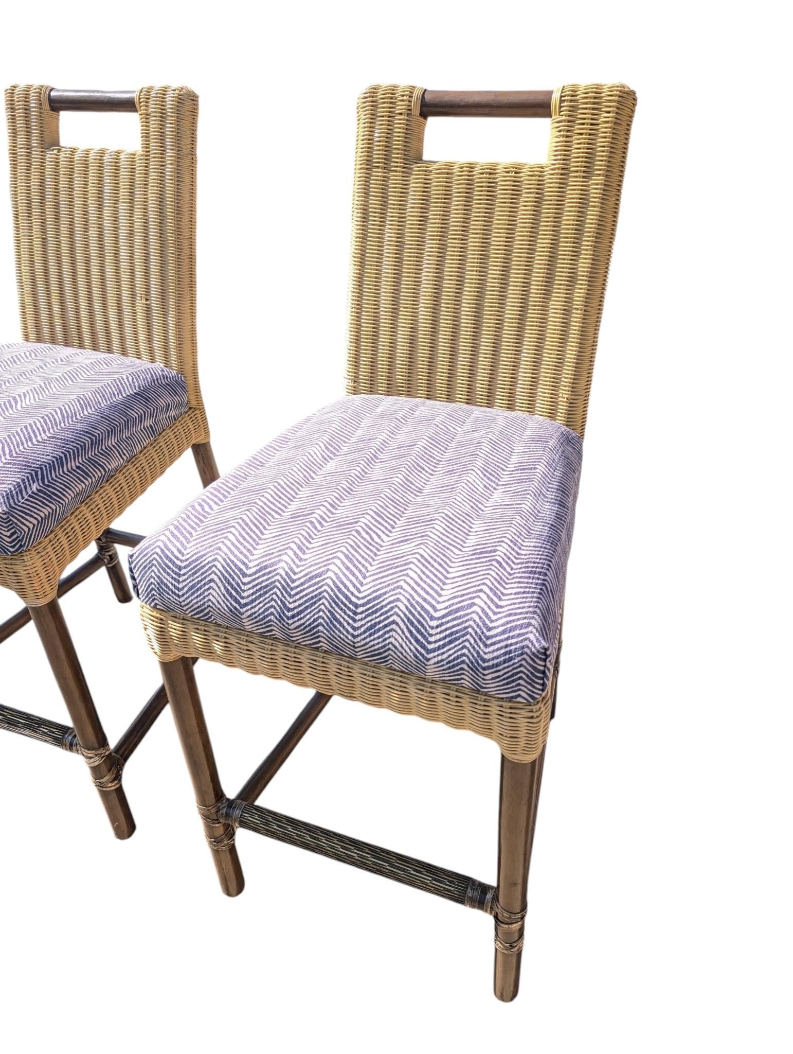 Three McGuire Furniture Thomas Pheasant Counter Stools - 4