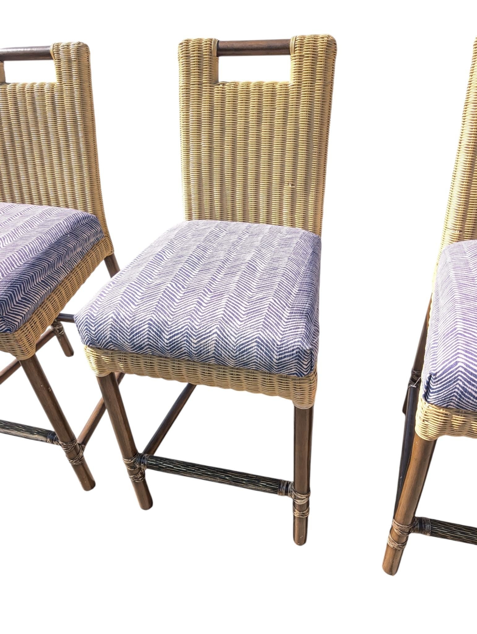Three McGuire Furniture Thomas Pheasant Counter Stools - 5