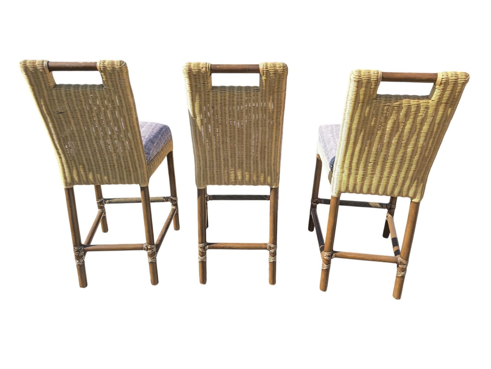 Three McGuire Furniture Thomas Pheasant Counter Stools - 7