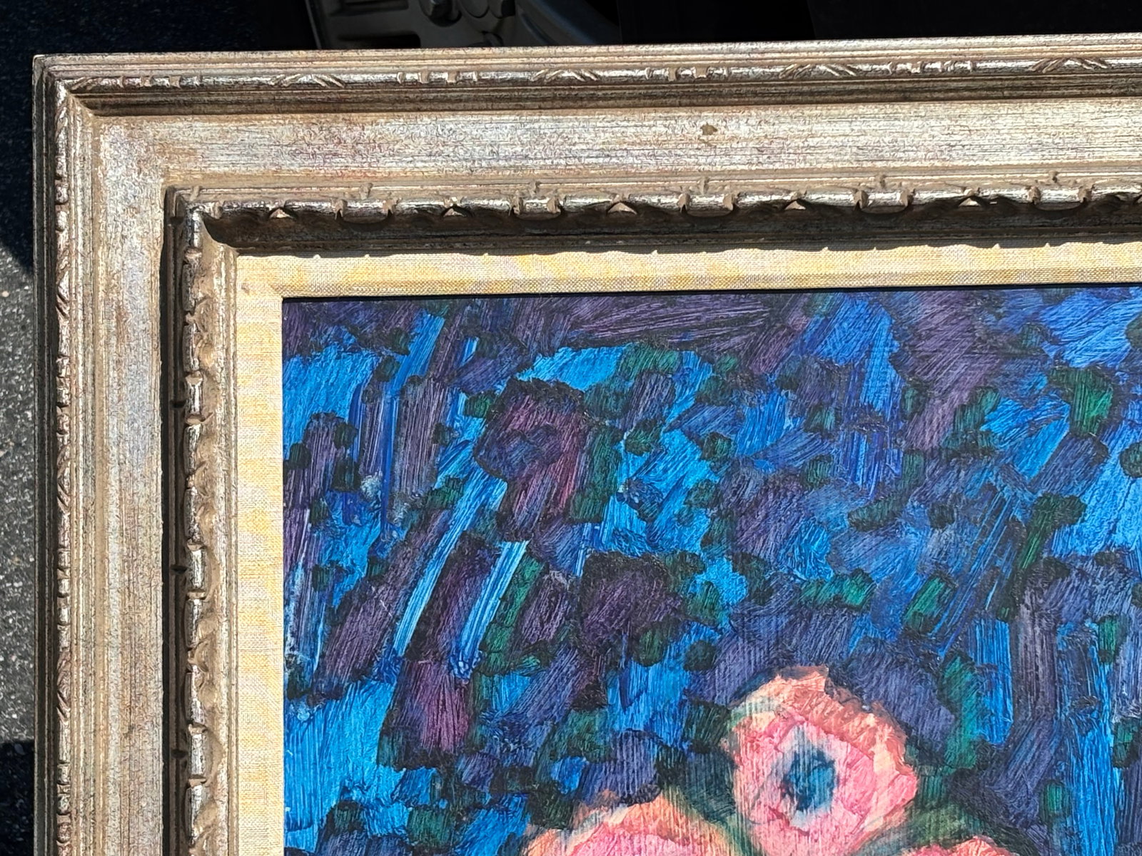 Original Mid-Century American Original Oil on Canvas Interior Scene - Portrait of a Lady - 1961 - 4