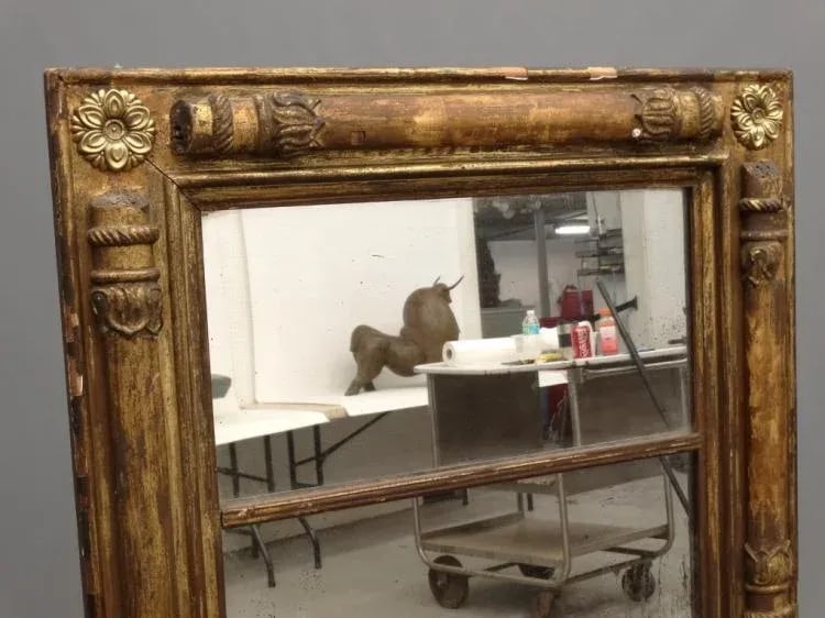 19th Century Gilt Pier Mirror - 5