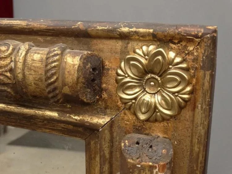 19th Century Gilt Pier Mirror - 6