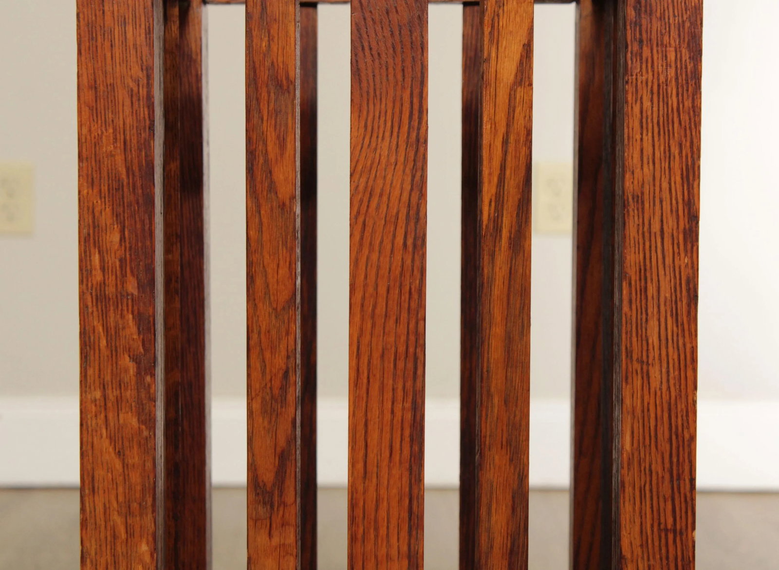 Early 20th Century Mission Style Oak Umbrella Stand - 9