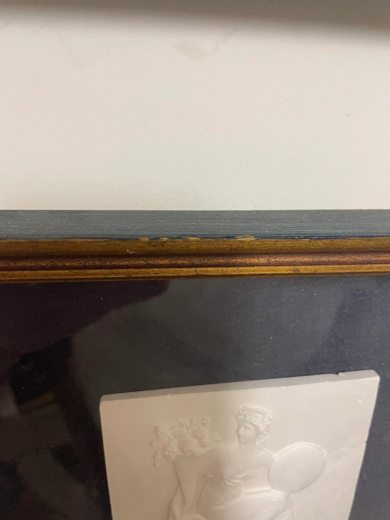 1920s Framed Cast Plaster Intaglios- a Pair - 3