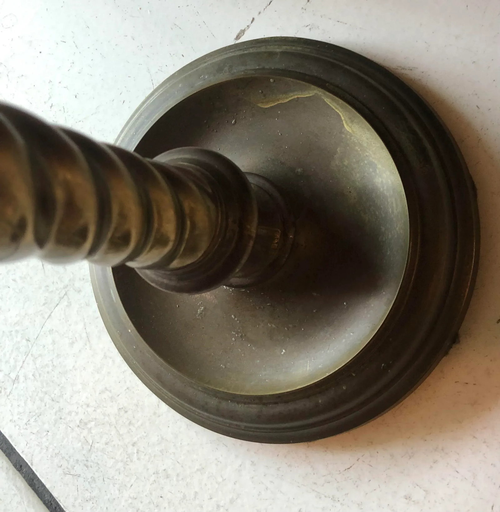 Vintage Maitland Smith Brass Candle eSticks - a Pair - 12