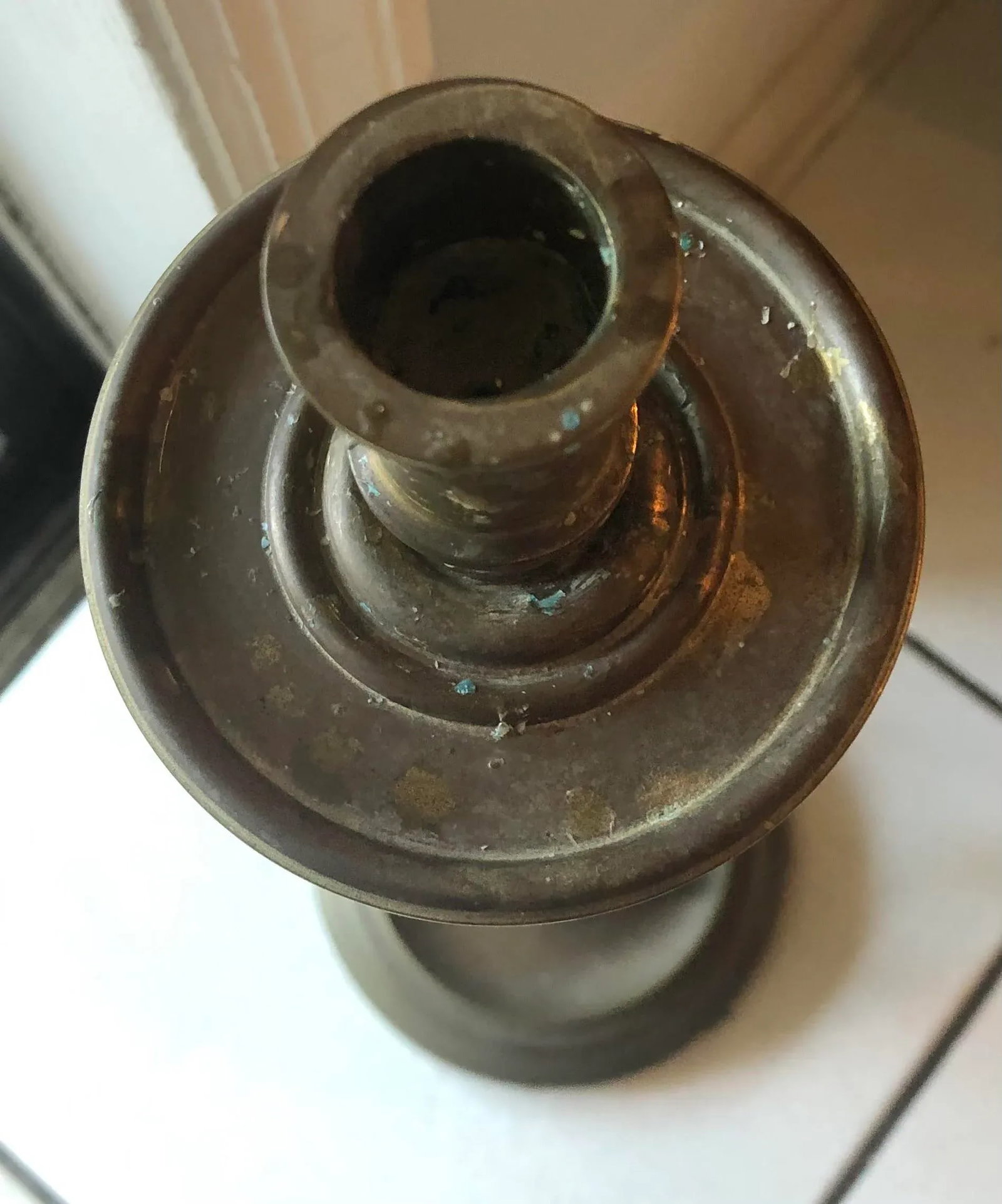Vintage Maitland Smith Brass Candle eSticks - a Pair - 8