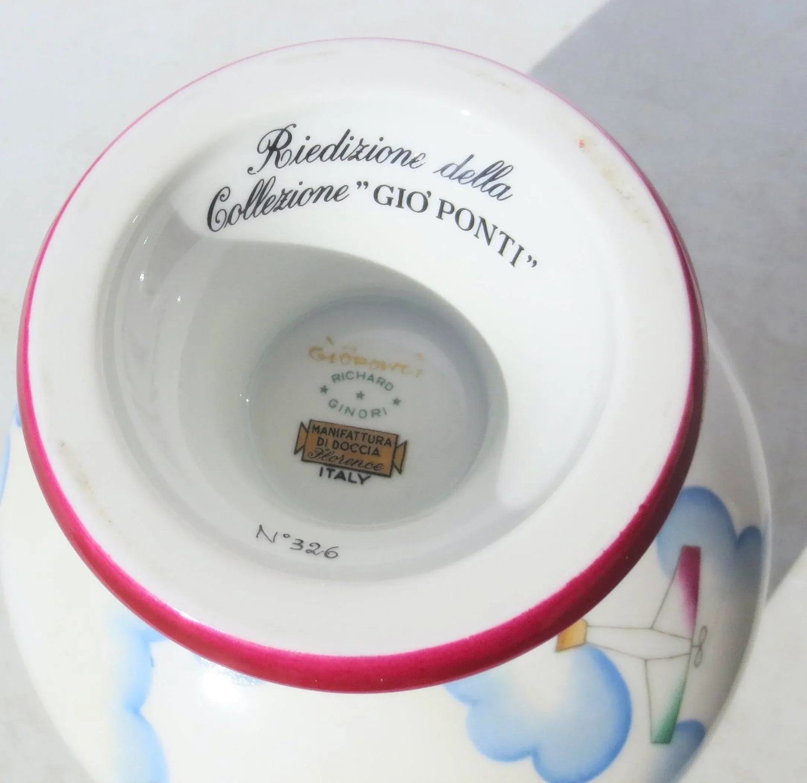 Vintage Re-Edition 1980s' Gio Ponti "Alata" Bowl - 4
