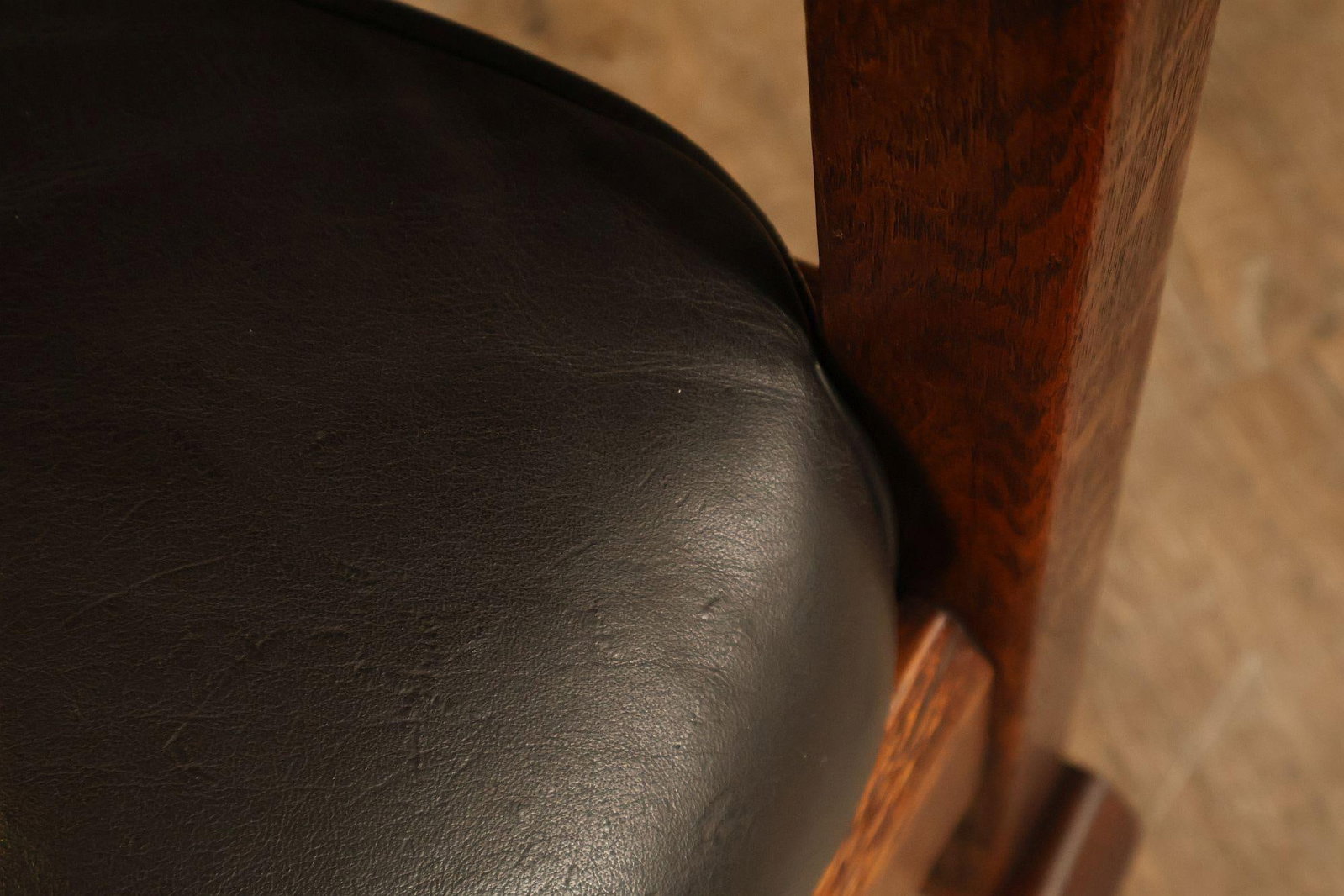 Antique L & J.G. Stickley Mission Oak Rocking Chair - 11