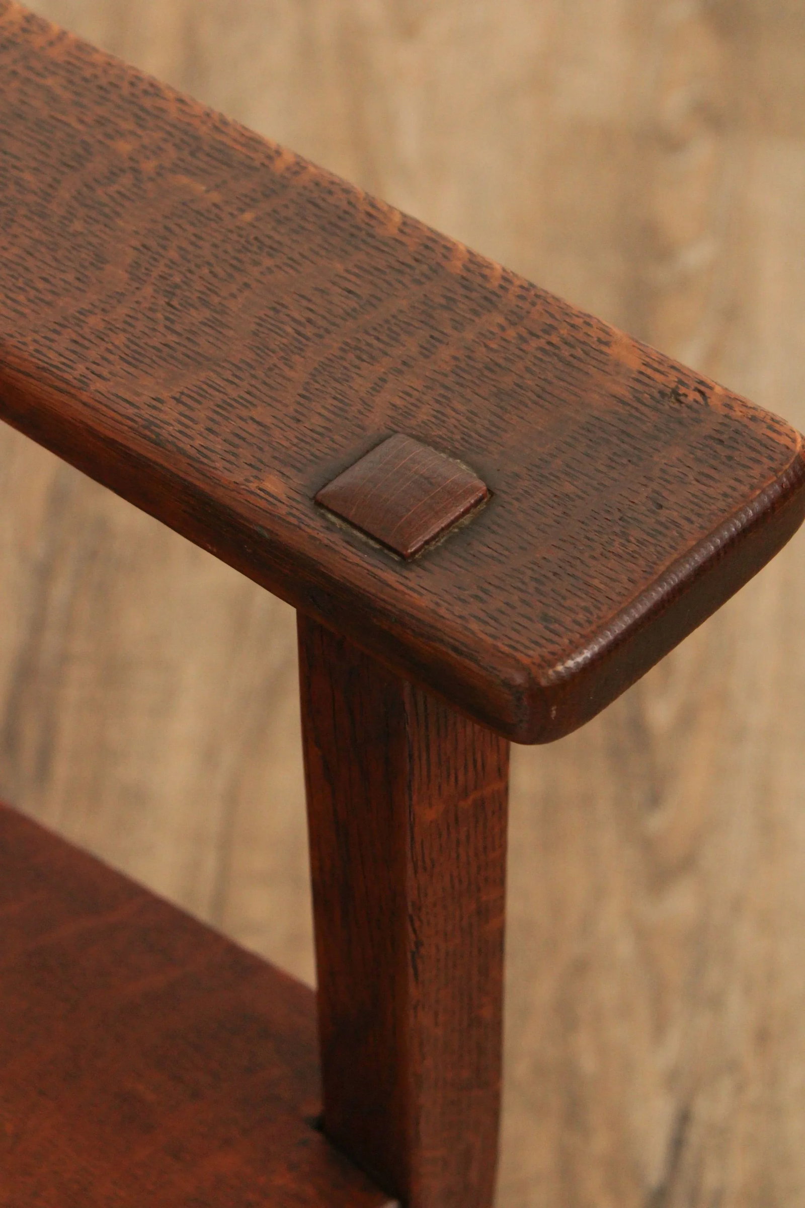 Antique Mission L. & J. G. Stickley Oak Rocker - 11
