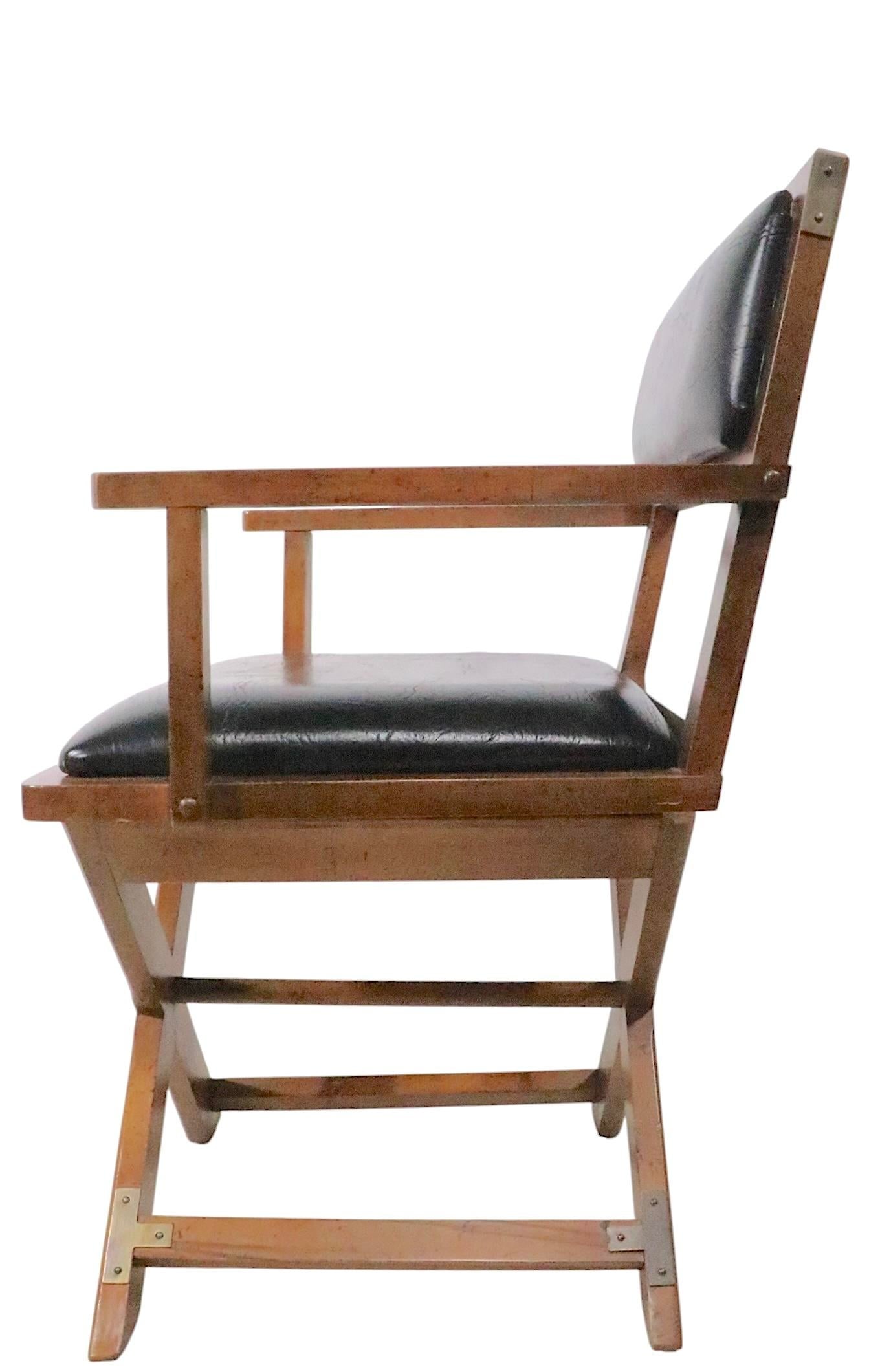 Stylized Directors Chair by Bernhardt C. 1970's - 2