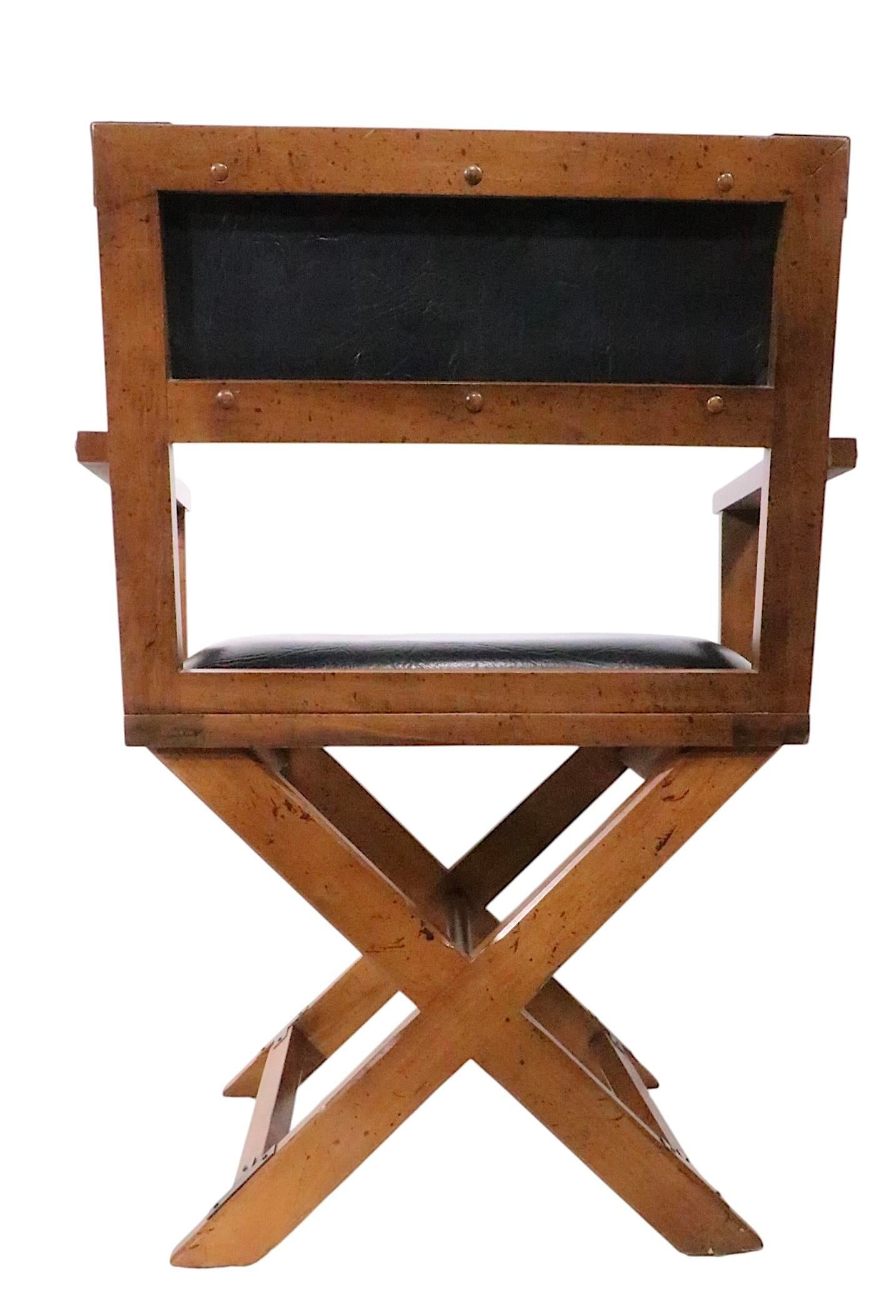 Stylized Directors Chair by Bernhardt C. 1970's - 6