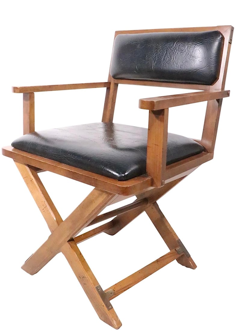 Stylized Directors Chair by Bernhardt C. 1970's - 7