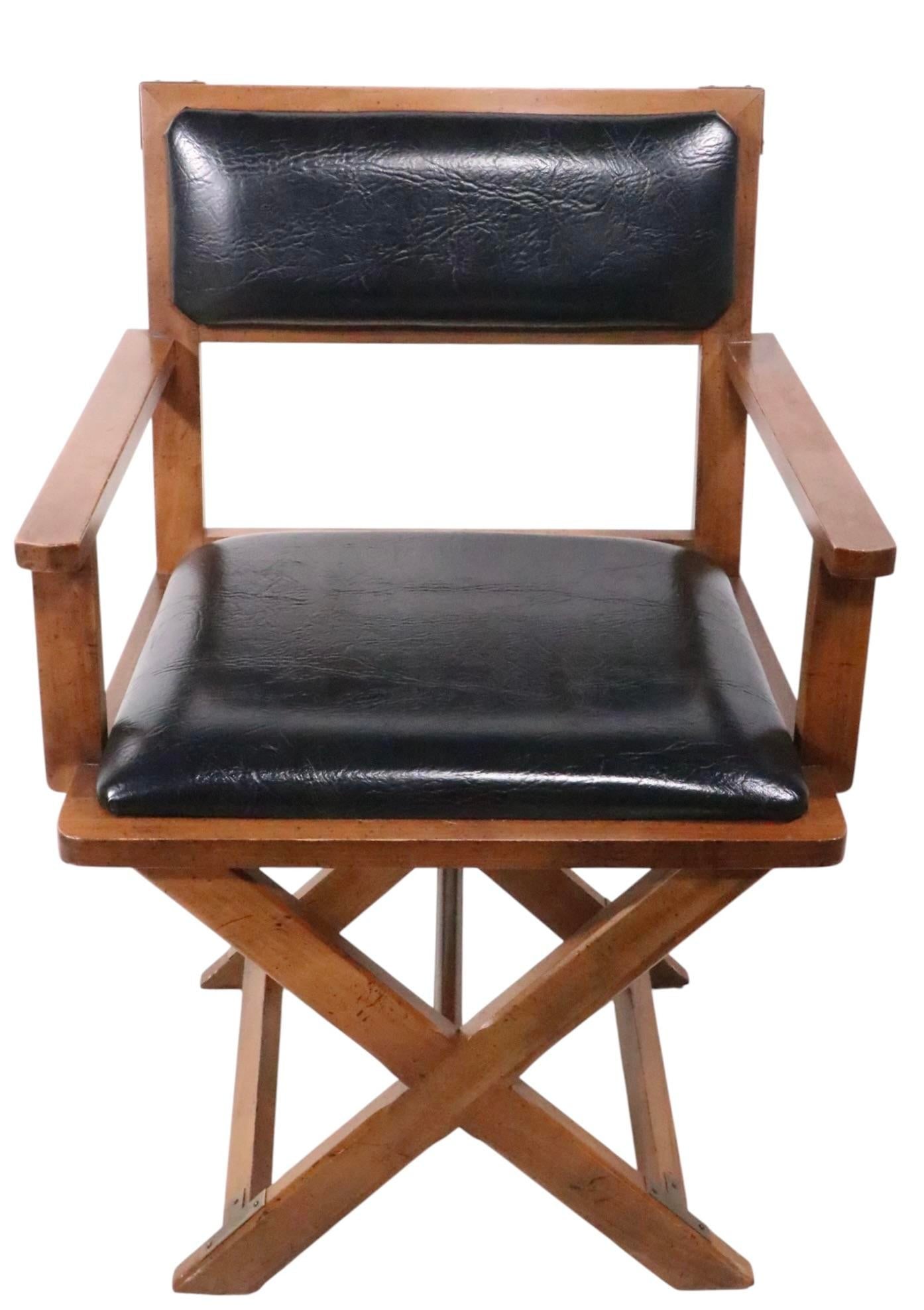 Stylized Directors Chair by Bernhardt C. 1970's - 8