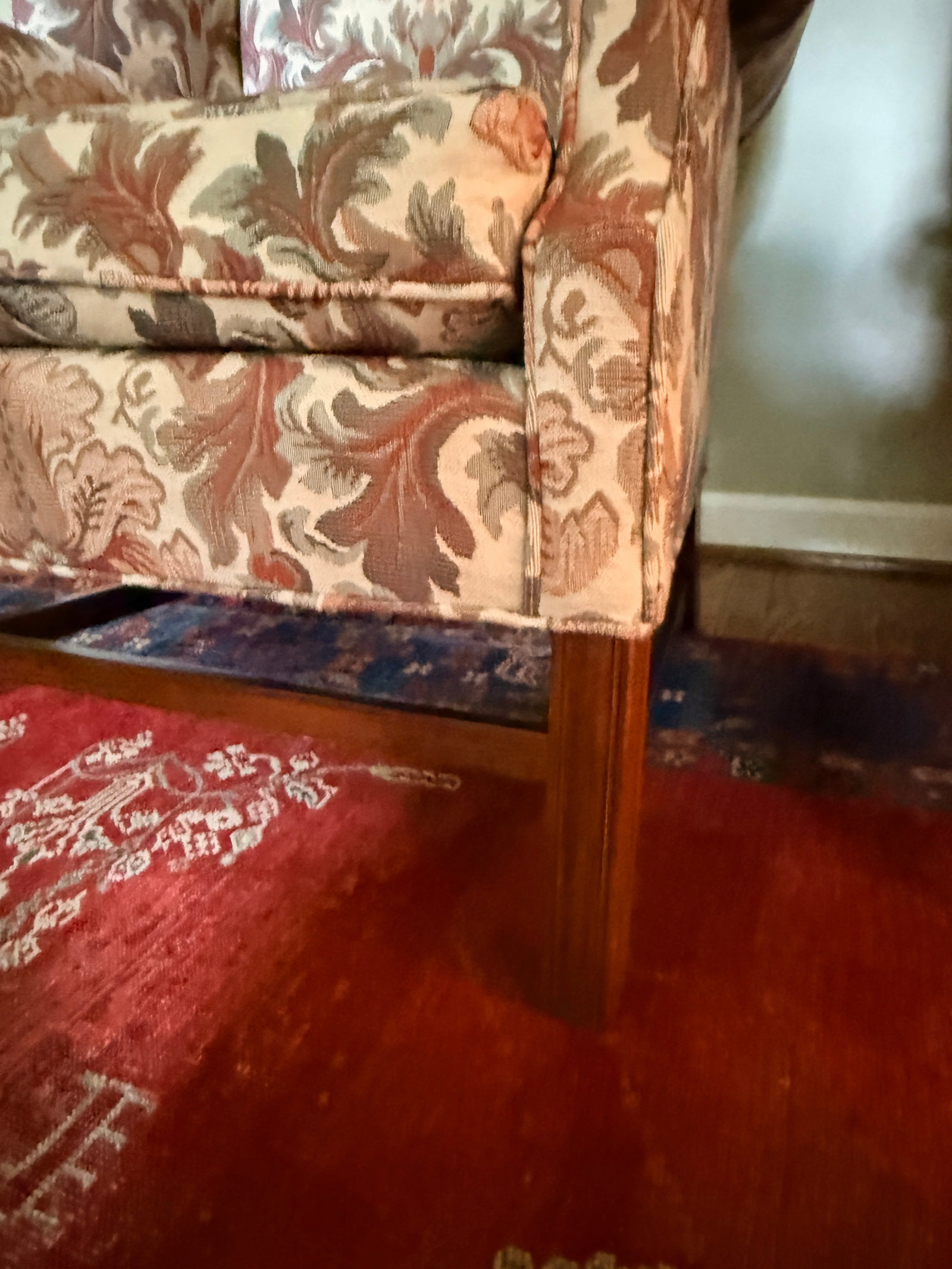 Pair of Jacquard TRS Wingback Chairs - 5