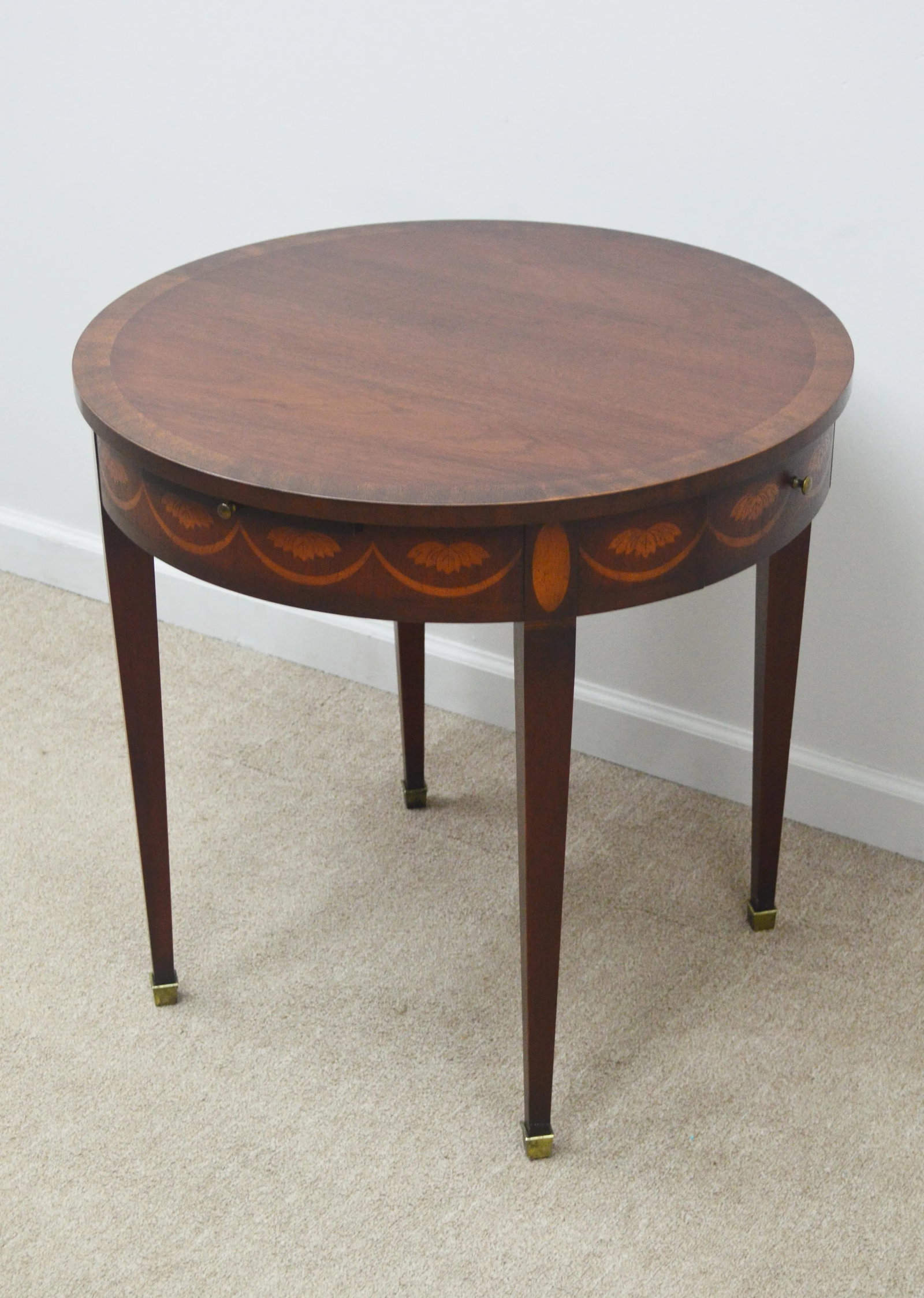 Baker Inlaid Accent Side Table - 12