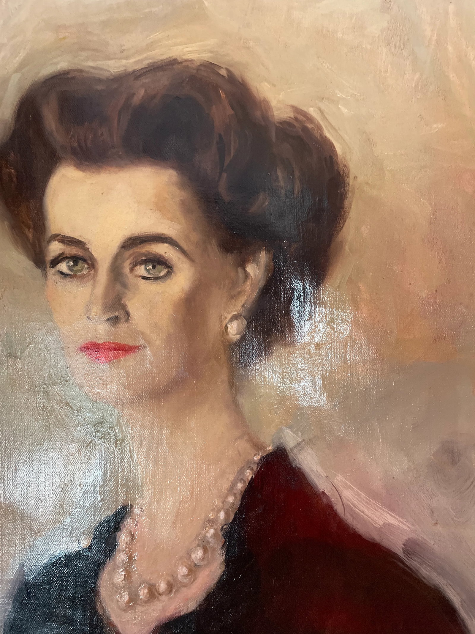Portrait of Margaret, Duchess of Argyle by Peter Sheil 1984 - 3