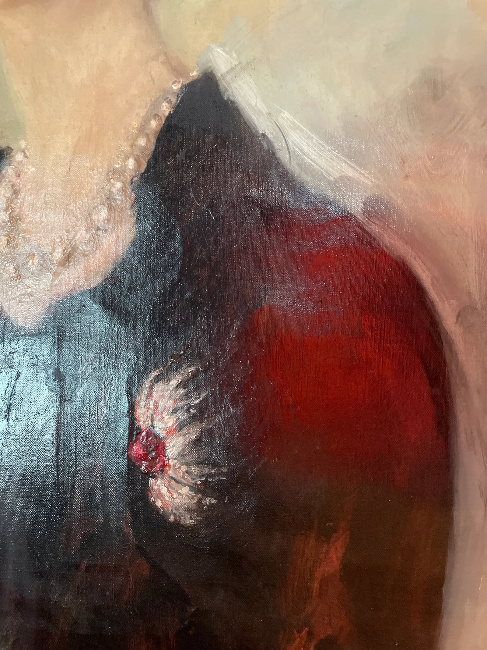 Portrait of Margaret, Duchess of Argyle by Peter Sheil 1984 - 4
