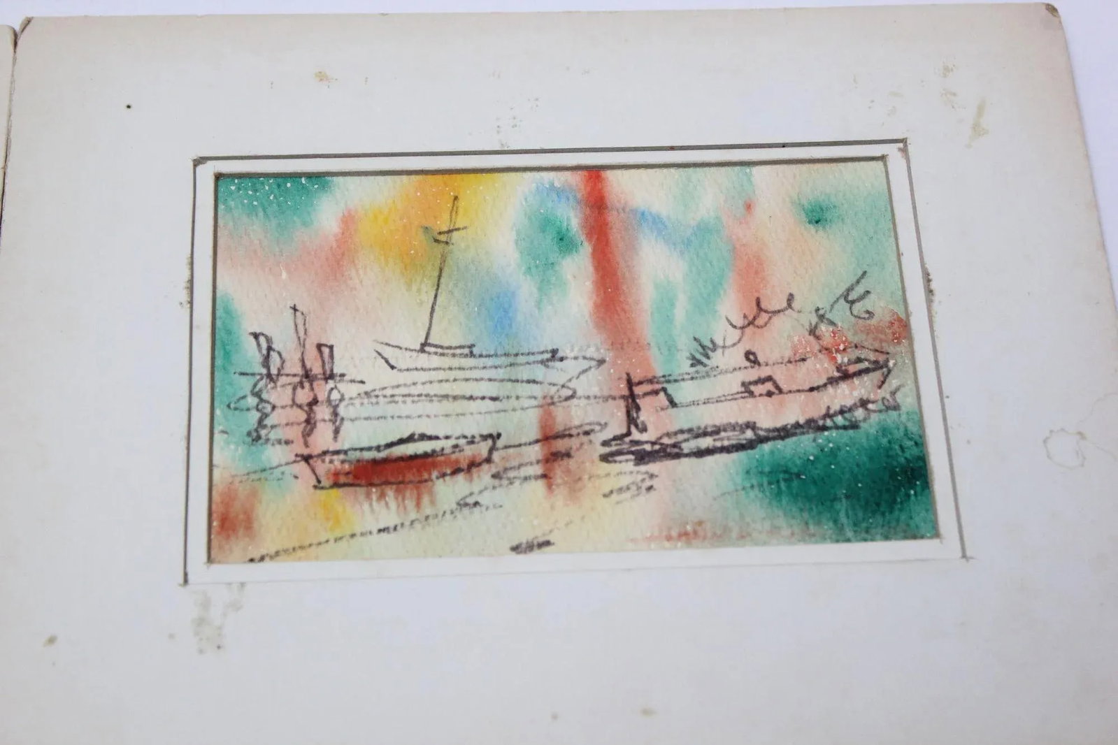 Collection of Boat Watercolors by Stanley C. Brodey - 8