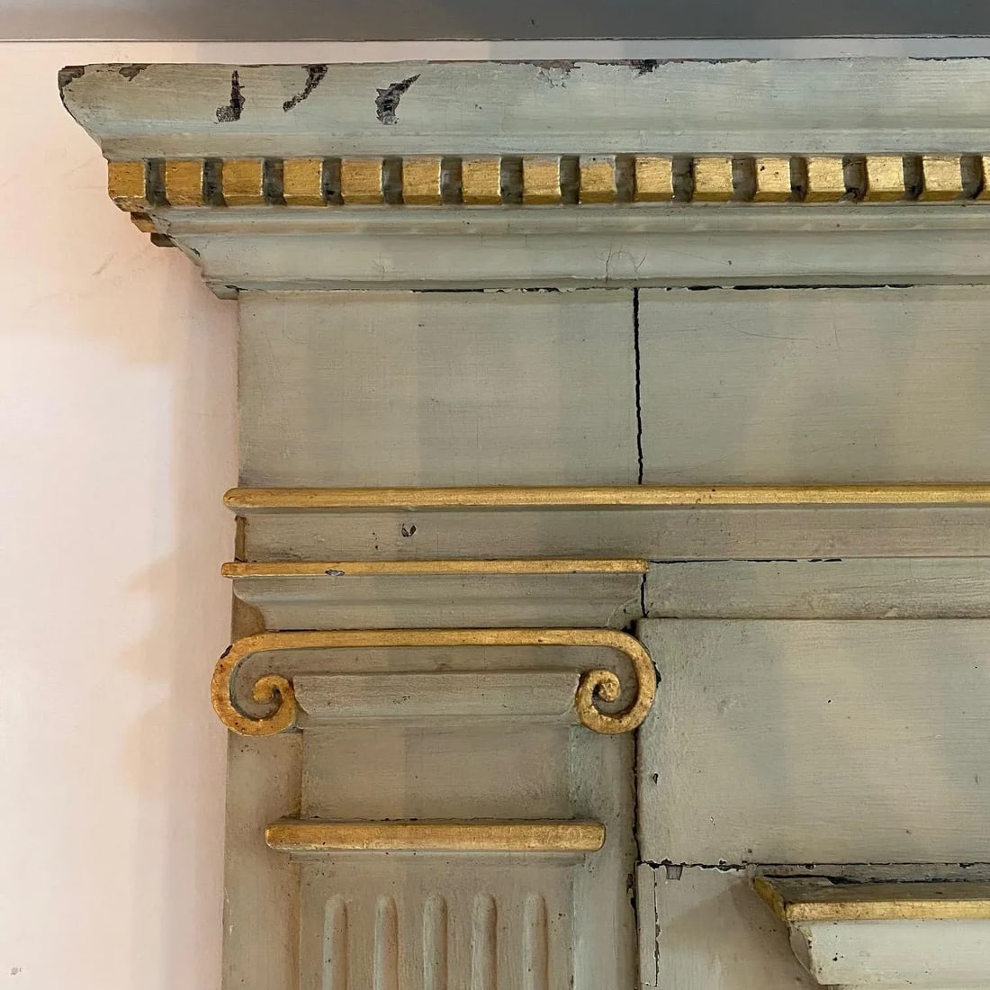 French Early 19th Century Louis Xvi Period Trumeau Mirror - 4