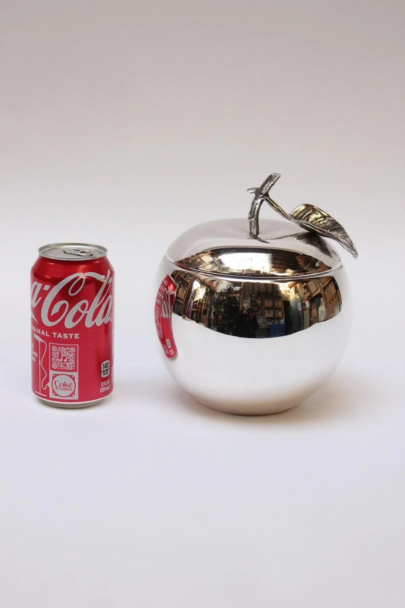 Mid-Century Italian Silver-Plated "Apple" Ice Bucket by Argenteria Teghini - 5
