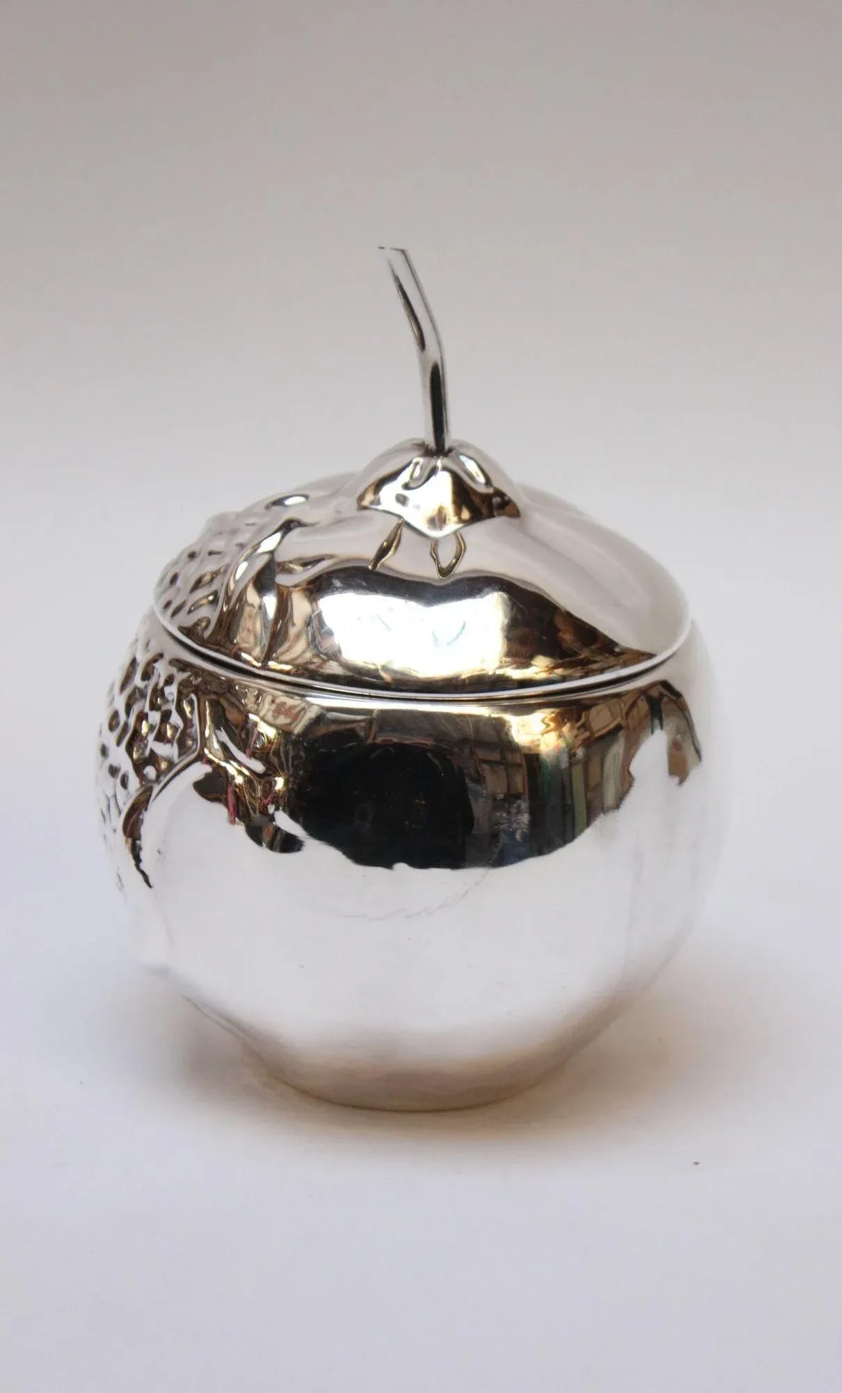 Italian Modernist Silver-Plated Insulated "Pomegranate" Ice Bucket by Teghini - 2
