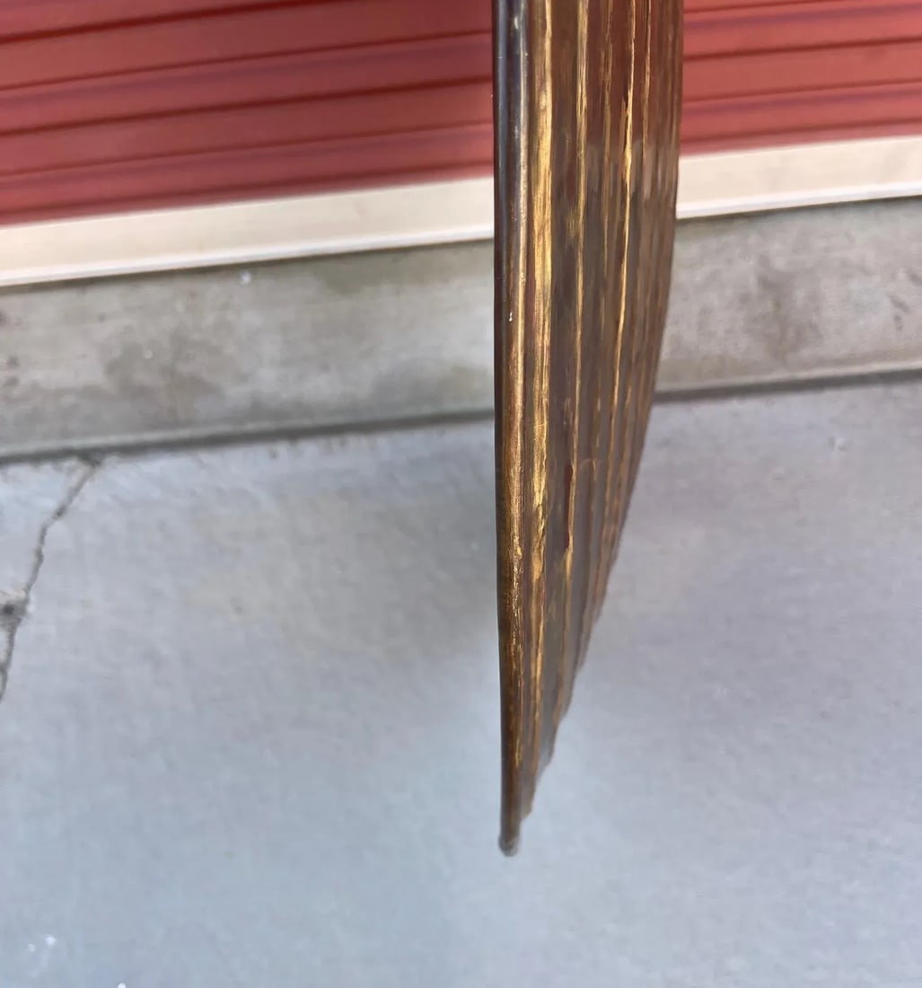 Large Copper Patina Wall Disk - 4