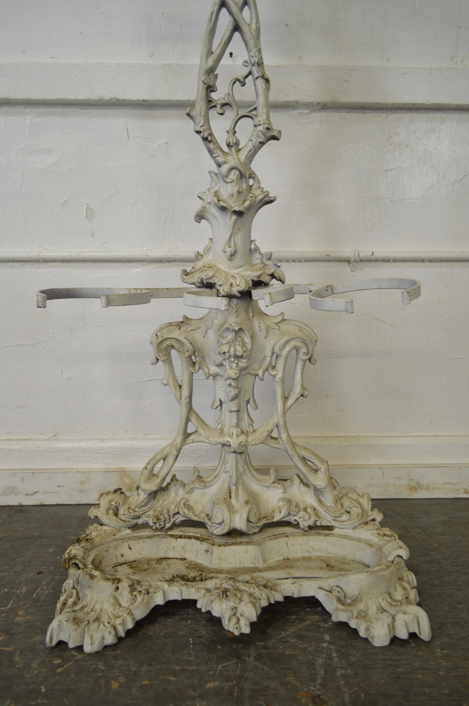 Antique 19th Century Victorian Cast Iron Hall Stand - 2