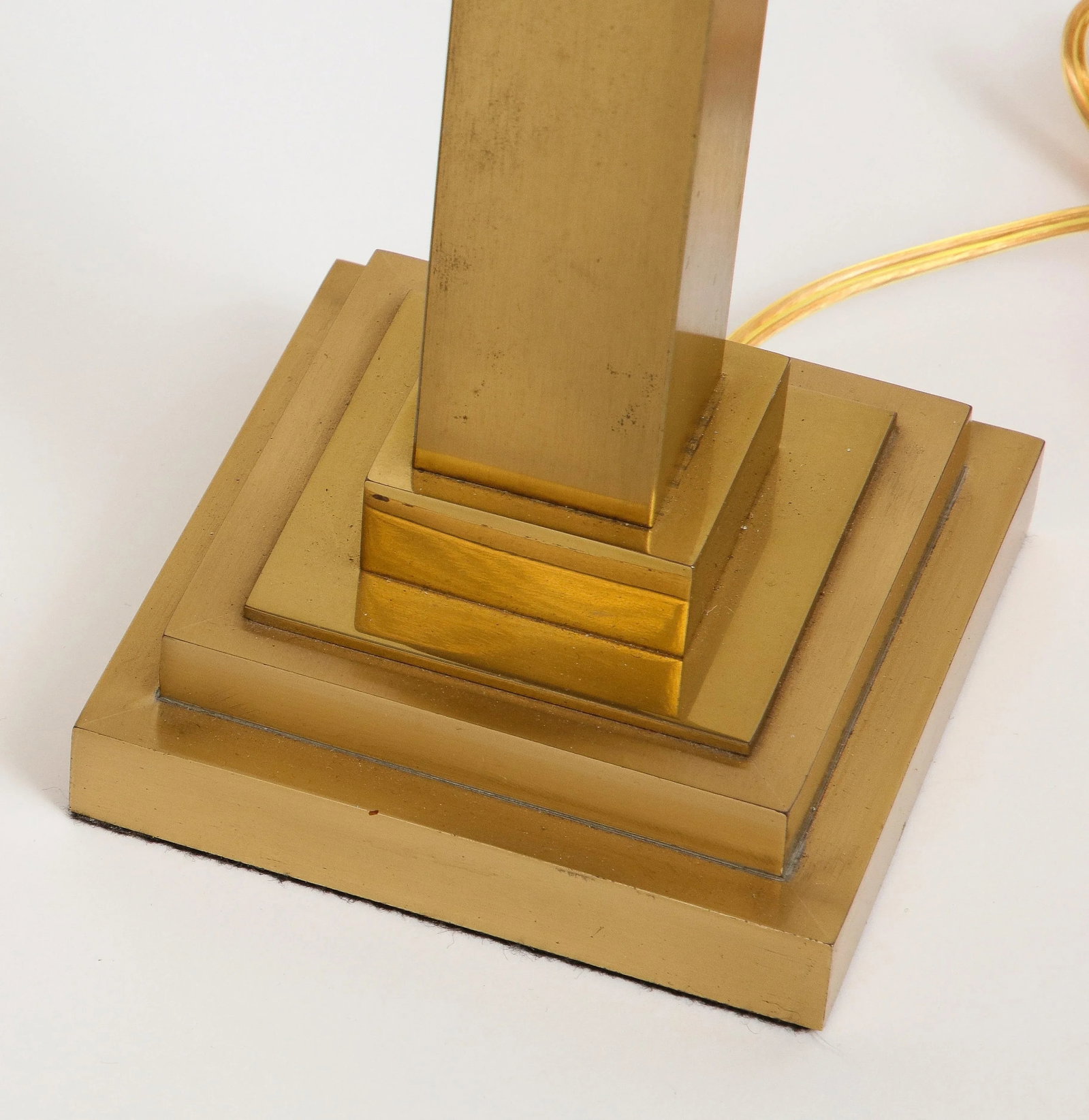 Pair of Belgian Brass Table Lamps - 9