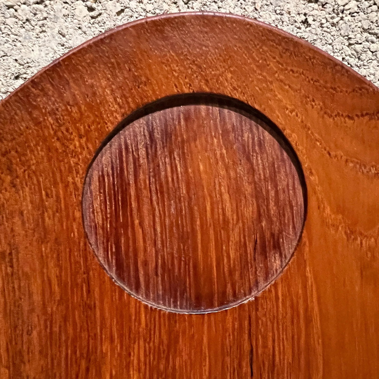 1960s Teakwood Snack Plates Lunning Inc Denmark- Set of 5 - 10